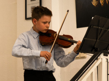 Jan Heise an der Geige